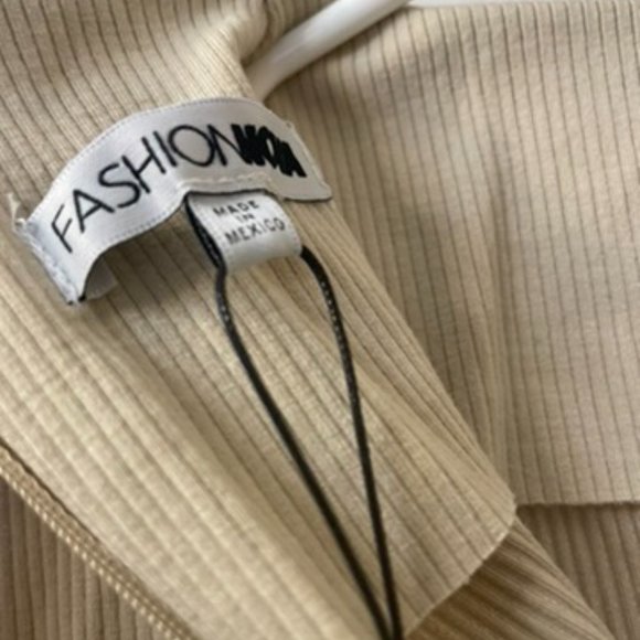 Sleevlees Snatched Jumpsuit- Cream - Picture 8 of 12